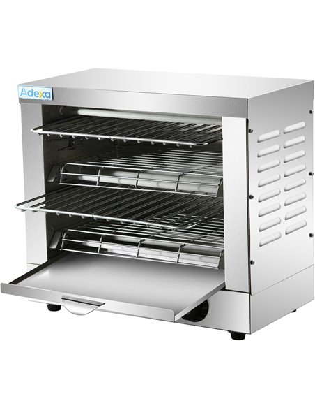 Commercial Double Toaster/Salamander 3150W | Stalwart DA-HES360B