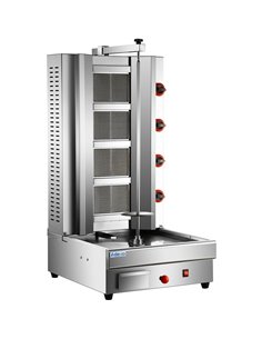 Professional Adjustable Gyros/Kebab grill Gas 4 elements 14.8kW | Stalwart DA-HGSR4 2