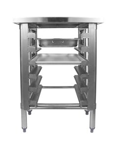 Commercial Equipment Stand with 6 Tier Tray Rack GN1/1 Marine Edges 1000x700x600mm | Stalwart DA-WHMTR70100