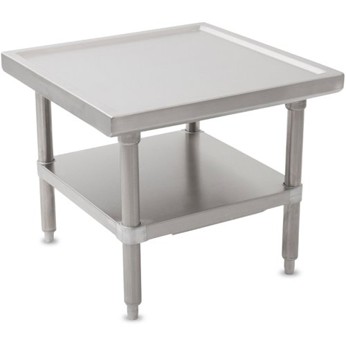 Stainless Steel Commercial Equipment Stand with Galvanised Undershelf &amp Marine Edges 800x700x600mm | Stalwart DA-WHMT7080