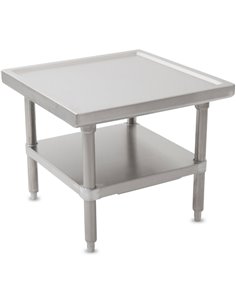 Stainless Steel Commercial Equipment Stand with Galvanised Undershelf &amp Marine Edges 600x600x600mm | Stalwart DA-WHMT6060