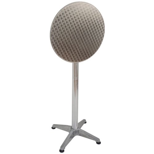 Bar Table Aluminium 600mm Round Indoors &amp Outdoors | Stalwart DA-SC059A