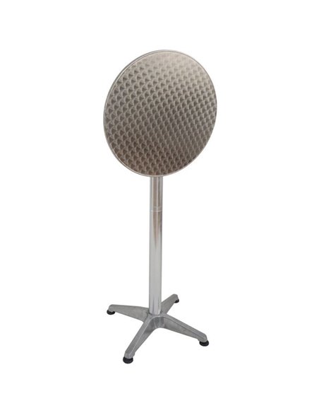 Bar Table Aluminium 600mm Round Indoors &amp Outdoors | Stalwart DA-SC059A