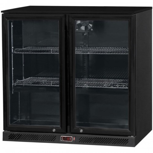 Back bar cooler 2 hinged doors 220...
