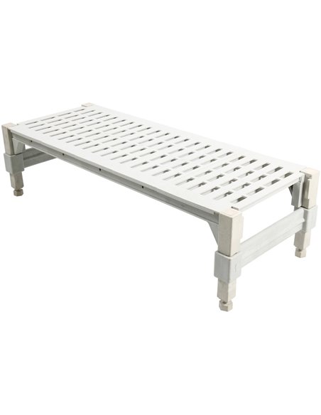 Commercial Dunnage Rack 1525x455x225mm 140kg loading Iron &amp Polypropylene | Stalwart DA-WHPDSPA60181045