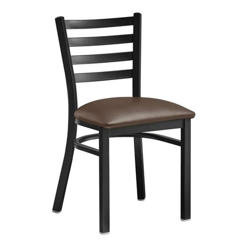 Black Steel Chair Frame | Stalwart DA-GS694FRAMEBLACK