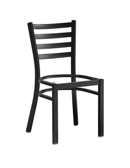 Black Steel Chair Frame | Stalwart DA-GS694FRAMEBLACK