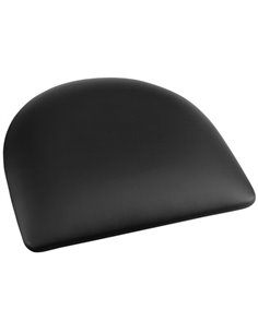 Black Vinyl Cushion Seat for Steel Frame Chair | Stalwart DA-GSM001BLACKVINYLSEAT