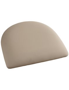 Taupe Vinyl Cushion Seat for Steel Frame Chair | Stalwart DA-GSM001TAUPEVINYLSEAT