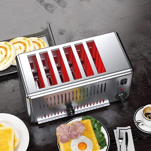 Commercial Slot Toaster 6 slice Bread...