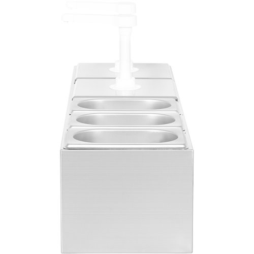 Commercial Twin 2 x 2.5 litre Pump Dispenser and 3x1.1 litre pans | Stalwart DA-NHGN164B