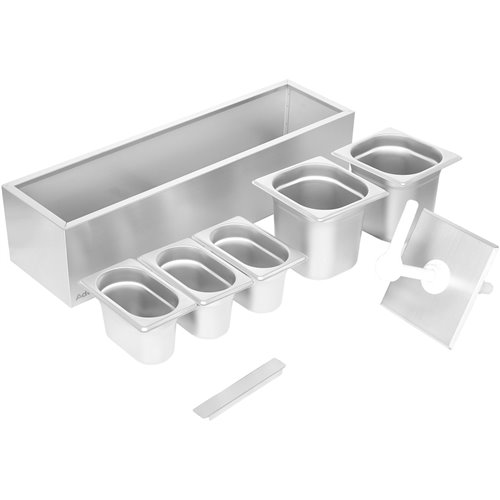 Commercial Twin 2 x 2.5 litre Pump Dispenser and 3x1.1 litre pans | Stalwart DA-NHGN164B