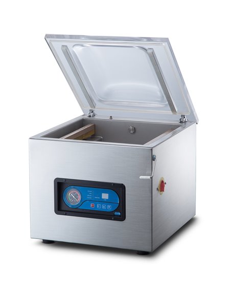 Chamber Vacuum Machine Double Seal Bar 20mÂ³/hour Table Top 400mm | Stalwart DA-DZ400E