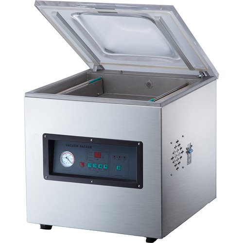 Chamber Vacuum Machine Double Seal Bar 20mÂ³/hour Table Top 400mm | Stalwart DA-DZ400