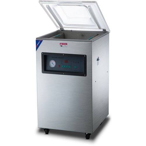 Chamber Vacuum Machine Double Seal Bar 20mÂ³/hour Freestanding 400mm | Stalwart DA-DZQ400B
