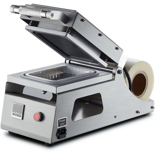 Vacuum Tray Sealer 200x140x50mm Trays Table Top 0.5kW | Stalwart DA-SY01