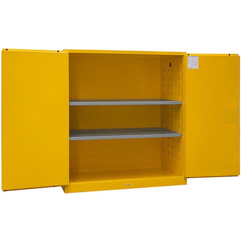 110 Gallon/ 500 Litre Flammable Safety COSHH Cabinet 1500x860x1650mm | Stalwart DA-MB110GSC