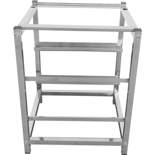 Dishwasher stand with 2 rack guides for dishwashers of Width 565-590mm &amp Depth 600-700mm | Stalwart DA-DWS02B