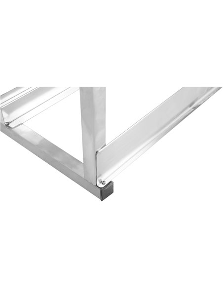 Dishwasher stand with 2 rack guides for dishwashers of Width 565-590mm &amp Depth 600-700mm | Stalwart DA-DWS02B