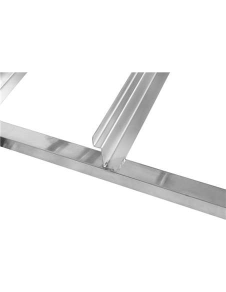 Dishwasher stand with 2 rack guides for dishwashers of Width 565-590mm &amp Depth 600-700mm | Stalwart DA-DWS02B