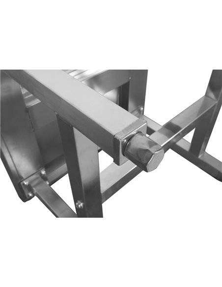 Commercial Equipment Stand / Low Height Table Stainless Steel 550x550x400mm | Stalwart DA-WHPS5555