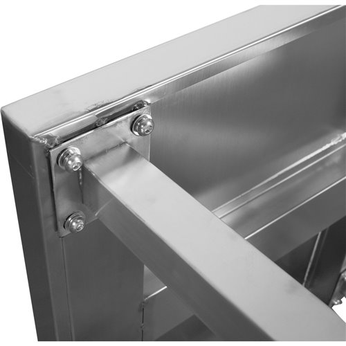 Commercial Equipment Stand / Low Height Table Stainless Steel 600x600x400mm | Stalwart DA-WHPS6060