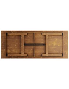 Vineyard Folding Catering Table 8ft Pine Wood 2430x1015x760mm | Stalwart DA-DGW00324096 2