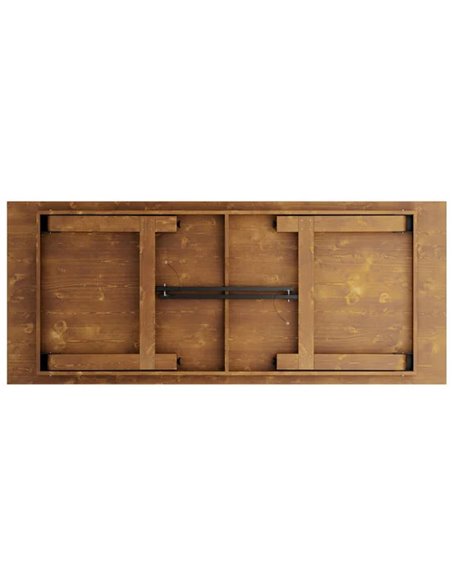 Vineyard Folding Catering Table 8ft Pine Wood 2430x1015x760mm | Stalwart DA-DGW00324096