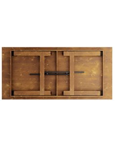 Vineyard Folding Catering Table 7ft Pine Wood 2100x1015x760mm | Stalwart DA-DGW00324084 2