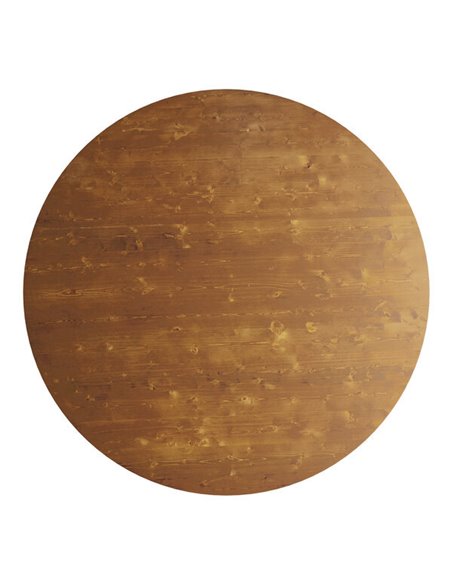 Vineyard Folding Catering Table Round 6ft Pine Wood 1800x760mm | Stalwart DA-DGW003272R