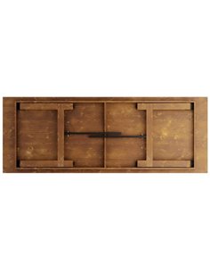 Vineyard Folding Catering Table 9ft Pine Wood 2745x1015x760mm | Stalwart DA-DGW003240108 2
