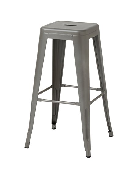 High Bar stool Steel Gun metal | Stalwart DA-WW61DG