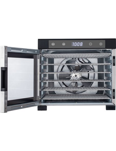 Commercial Food Dehydrator 6 removable trays 0.6kW | Stalwart DA-FD06A