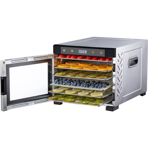 Commercial Food Dehydrator 6 removable trays 0.6kW | Stalwart DA-FD06A