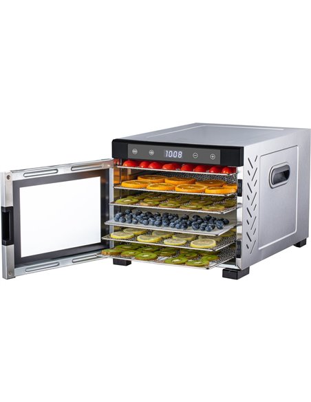Commercial Food Dehydrator 6 removable trays 0.6kW | Stalwart DA-FD06A