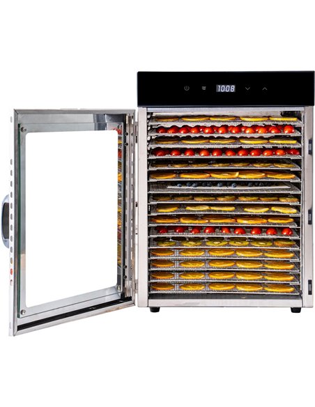Commercial Food Dehydrator 16 removable trays 1.5kW | Stalwart DA-CD16A
