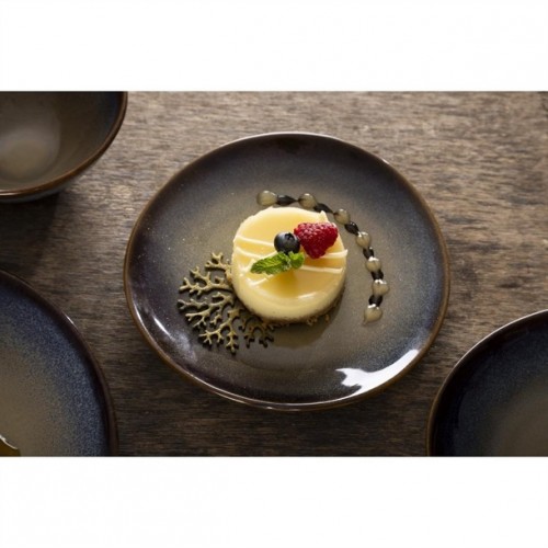 Olympia Birch Aubergine Coupe Plates...