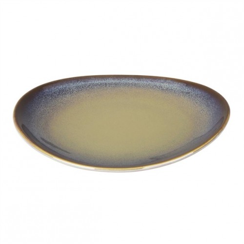 Olympia Birch Aubergine Coupe Plates...