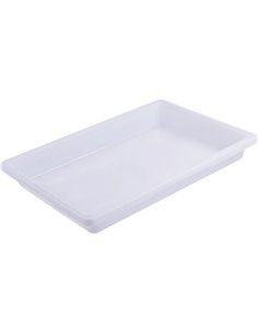 Set of 6 Food Storage Boxes White 457x660x89mm | Stalwart DA-FSB1