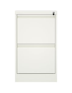 Professional Filing Cabinet 2 drawer 460x620x720mm White | Stalwart DA-MXDC1WHITE 2