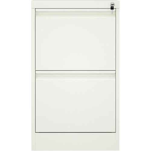 Professional Filing Cabinet 2 drawer 460x620x720mm White | Stalwart DA-MXDC1WHITE