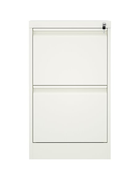 Professional Filing Cabinet 2 drawer 460x620x720mm White | Stalwart DA-MXDC1WHITE