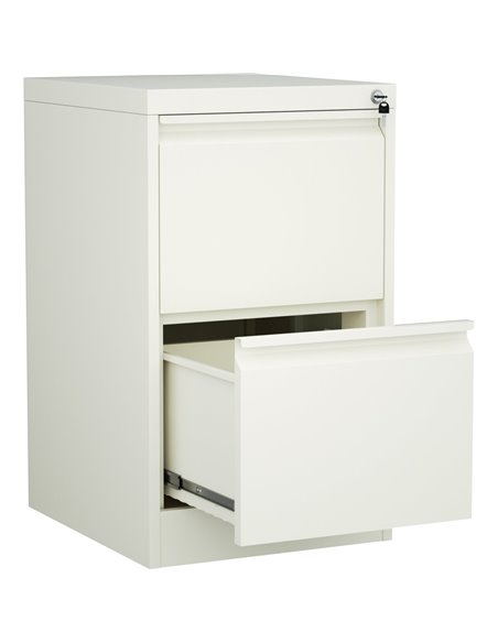 Professional Filing Cabinet 2 drawer 460x620x720mm White | Stalwart DA-MXDC1WHITE