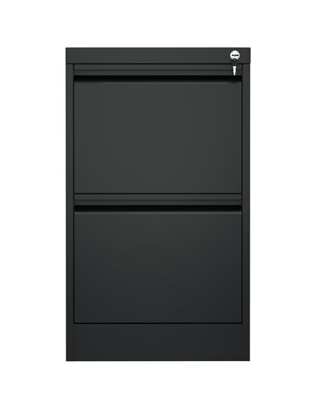 Professional Filing Cabinet 2 drawer 460x620x720mm Black | Stalwart DA-MXDC1BLACK