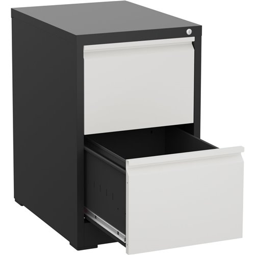 Professional Filing Cabinet 2 drawer 460x620x720mm Dark Grey &amp White | Stalwart DA-MXDC1DARKGREY