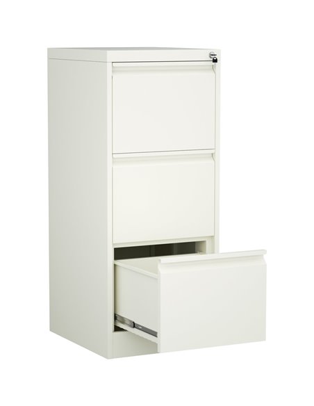 Professional Filing Cabinet 3 drawer 460x620x1025mm White | Stalwart DA-MXDC2WHITE