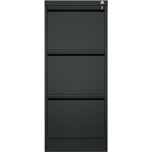Professional Filing Cabinet 3 drawer 460x620x1025mm Black | Stalwart DA-MXDC2BLACK
