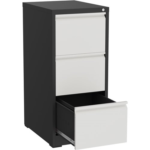 Professional Filing Cabinet 3 drawer 460x620x1025mm Dark Grey &amp White | Stalwart DA-MXDC2DARKGREY