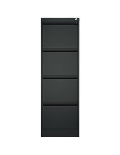 Professional Filing Cabinet 4 drawer 460x620x1330mm Black | Stalwart DA-MXDC3BLACK 2