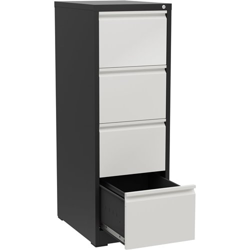 Professional Filing Cabinet 4 drawer 460x620x1330mm Dark Grey &amp White | Stalwart DA-MXDC3DARKGREY